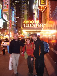 Petite photo du groupe à Time Square