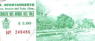 Ticket pour aller voir El tule