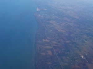 Les grands lacs - Les frontières entre l'Ontario et les États-Unis, direction Chicago