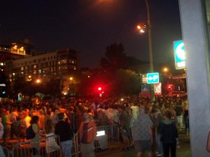 La foule au festival de Jazz de Montréal