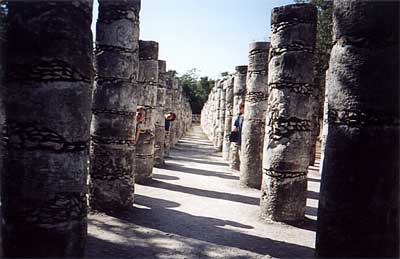 Des colonnes de pierre
