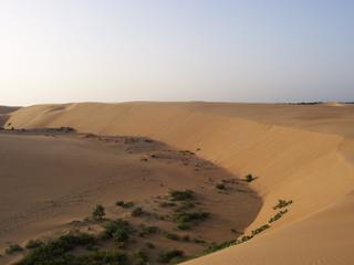 Un autre bon exemple de la hauteur que peuvent avoir les dunes