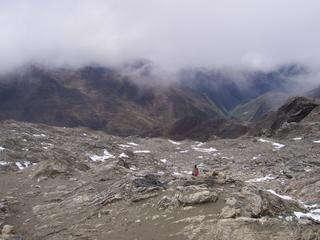 Au sommet du pico Espejo, à la dernière station du téléphérique